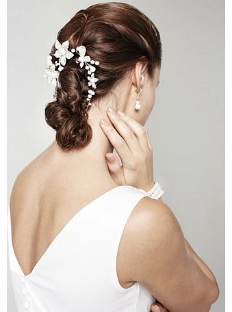 Bhs Silver Lily Flower Tiara, silver 6605760430