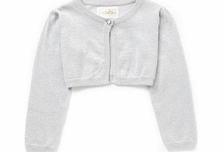 Bhs Silver Sparkly Cardigan, silver 6500840430
