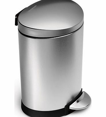 Bhs Simplehuman 6l Semi-round Bin, chrome 1921360409