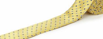 Bhs Slim Yellow Blue Floral Tie, Yellow BR66D78GYLW