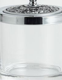Bhs Small Bling Storage Jar, chrome 1923700409