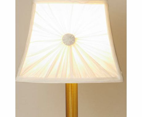 Bhs Small Tapered Button Table Shade, cream 9763440005