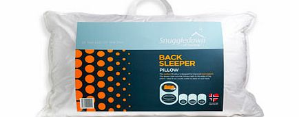 Bhs Snuggledown Back Sleeper Pillow, no colour