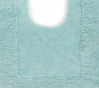 Bhs Soft turquoise premium Easycare pedestal mat,