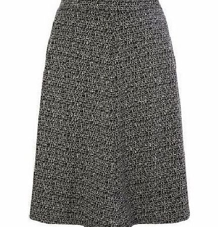 Bhs Speckled Midi Lady Skirt, black/white 356432786