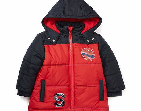 Bhs Spiderman Padded Coat, red 1616763874