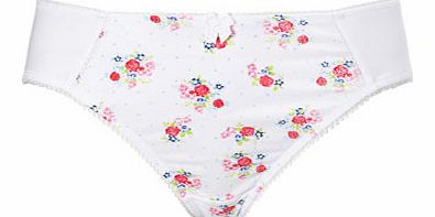 Bhs Spot Mesh Floral Print High Leg, floral 2303688135