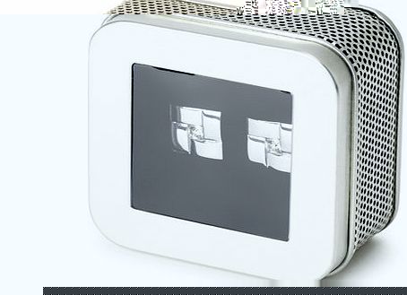 Bhs Square Diamonte Cufflinks, Silver BR63C10FSLV