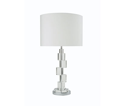 Staggered oval table lamp