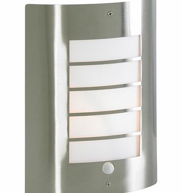Bhs Stainless Steel Sigma Slat Outdoor Light,