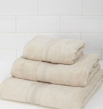 Bhs Stone Egyptian Zero Twist Towel, stone 1944172730