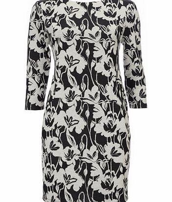 Bhs Stone Floral Jacquard Dress, stone 12033252730