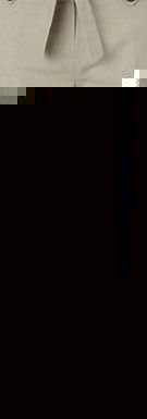 Bhs Stone Linen Blend Straight Leg Trouser, stone