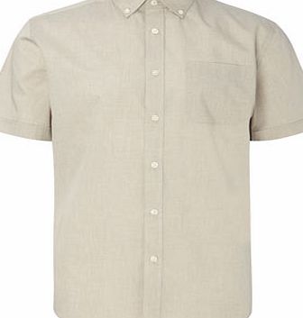 Bhs Stone Plain Shirt, STONE BR51P02ANAT