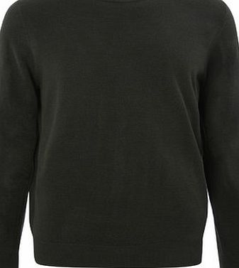 Bhs Supersoft Green Crew Neck Jumper, Green