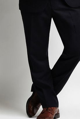 Bhs Tailored Navy Birdseye Trouser, Blue BR64T25ENVY