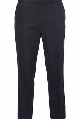 Bhs Tailored Navy Stripe Trousers, Blue BR65T03GNVY