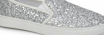 Bhs #TammyGirl Silver Glitter Skater Trainers,