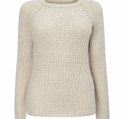 Taupe Mixed Stitch Jumper, taupe 586210106