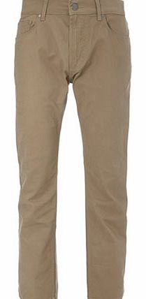 Bhs Taupe Stretch Twill Jeans, Cream BR59C01ENAT