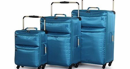 Bhs Teal Worlds Lightest Suitcase Range, teal