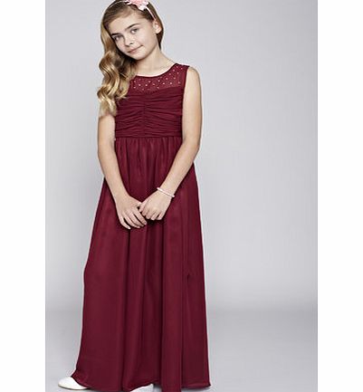 Bhs Teen Merlot Illusion Dress, merlot 6505399472