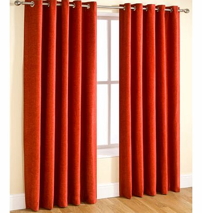 Terracotta Essentials chenille curtain range,