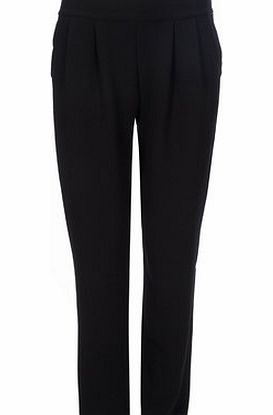 Bhs Textured Crepe Pull On Trouser, black 12033198513