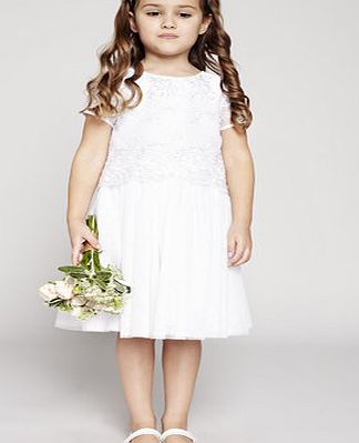 Bhs Tilly White Flower Girl Dress, white 6505210306