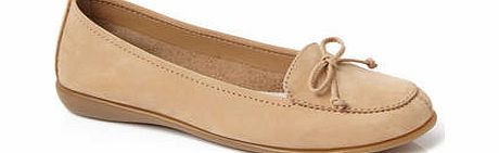 Bhs TLC Wide Fit Bow detail Loafers, beige 2839780431