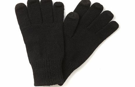 Bhs Touchscreen Gloves, Black BR63G08FBLK