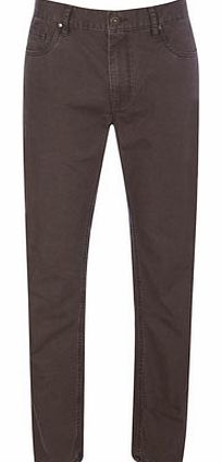 Bhs Trait Charcoal 5 Pocket Trousers, Grey BR58E01EGRY