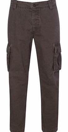 Trait Charcoal Cargo Trousers, Grey BR58E02EGRY