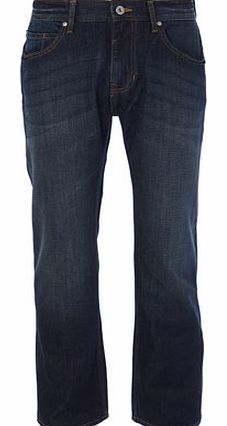 Bhs Trait Dirty Tint Bootcut Jeans, Blue BR59F03EBLU