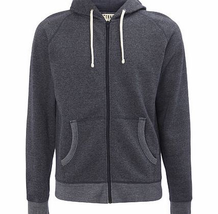 Bhs Trait Zip Through Hooded Top, Blue BR54T04FBLU