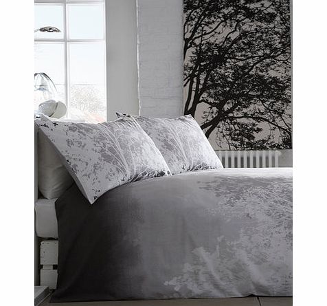 Bhs Tree Silhouette Printed Bedding Set, grey