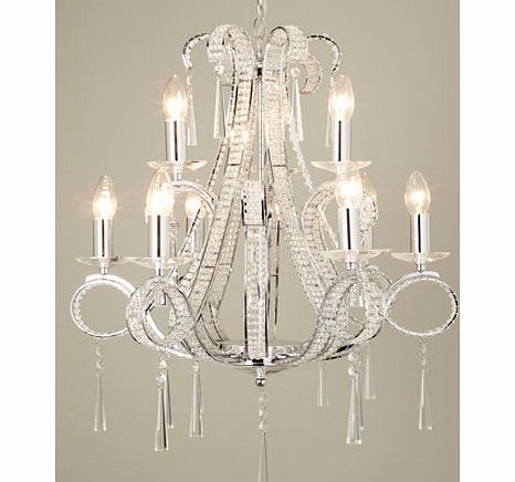 Bhs Trinity 9 Light Chandelier, clear 9778342346