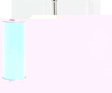 Turquoise Dome Lid Toilet Brush, Turquoise