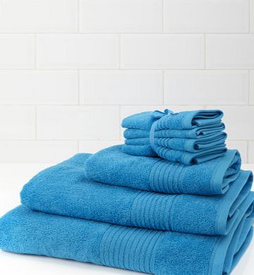 Bhs Turquoise Pure Cotton Towels, Turquoise 1943050041
