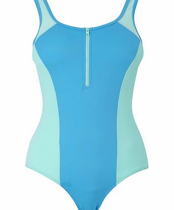 Bhs Turquoise Zip Sports Suit, Turquoise 209025736