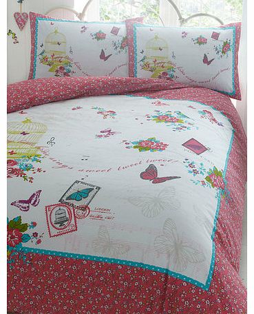 Bhs Tweet Tweet Printed Bedding Set, multi 1848289530