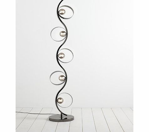Bhs Tyler Sculpture floor lamp, gunmetal 9757273243