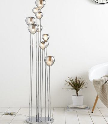 Bhs Uma floor lamp, chrome 9783130409