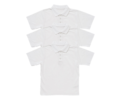 bhs Unisex 3 pack pique polo shirts