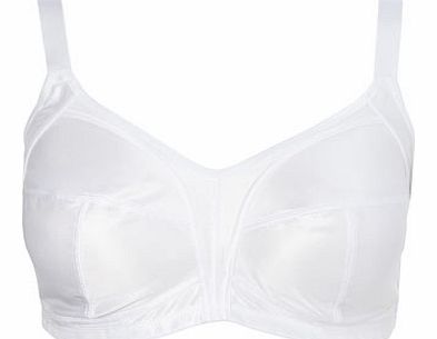 White 2 pack Total Support Non-Wired Bra, white