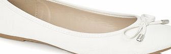 Bhs White Ballerina Pumps, white 2846730001