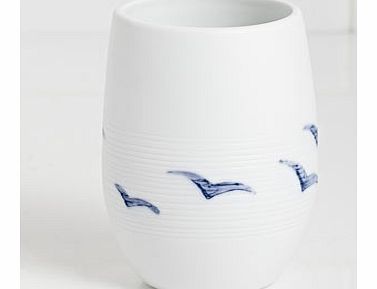 White Cotton & Co porcelain painted bird