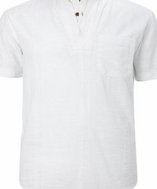 Bhs White Cotton Kaftan Shirt, White BR51A13GWHT