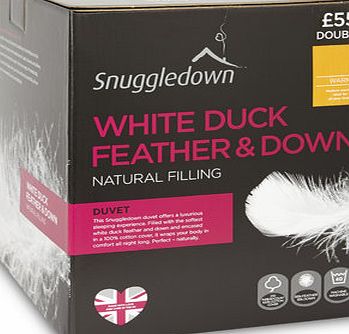Bhs White Duck Feather and Down 4.5tog Duvet by