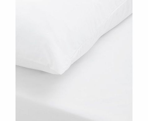 Bhs White essentials flat sheet, white 1893950306